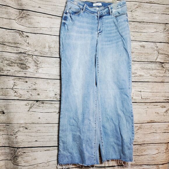 Judy Blue Straight Fit Wide Leg Jeans Size 16W - Picture 1 of 8